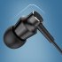 Langsdom M407T Sports Type C Plug Wired Earphones Hifi Bass Headphones for Smart Phone   Black
