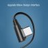 Langsdom M407T Sports Type C Plug Wired Earphones Hifi Bass Headphones for Smart Phone   Black