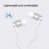 Langsdom M407T Sports Type C Plug Wired Earphones Hifi Bass Headphones for Smart Phone   White