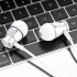 Langsdom M407T Sports Type C Plug Wired Earphones Hifi Bass Headphones for Smart Phone   White