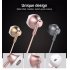 Langsdom M420 Volume Control Alloy Earphones Bass Headset Stereo Earphones F9 with Microphone for Phone Computer Titanium gray