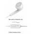 Langsdom Q1 3 5mm Wired Stereo Smartphone Earphones Built in Microphone Universal Earphone for Phone White