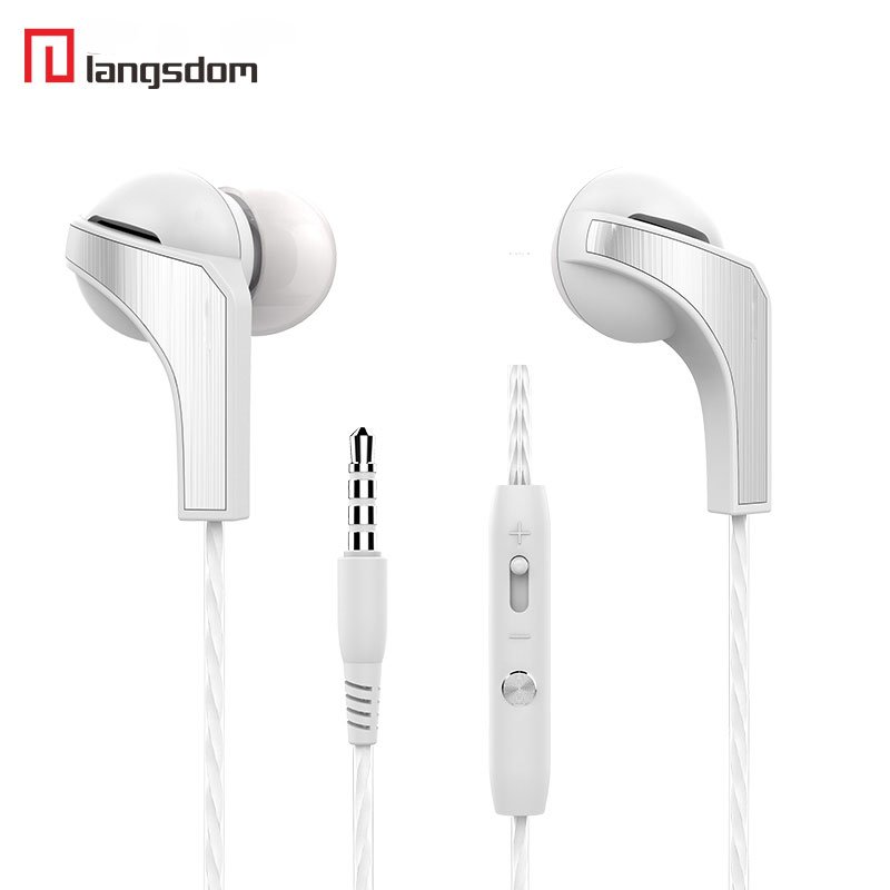 Langsdom R29 In-Ear Metal Headsets White