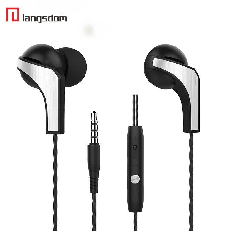 Langsdom R29 In-Ear Metal Headsets Black