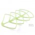 Lanlan 4 PCS Syma X8C W G X8HC X8HW X8HG Plastic Quadcopter Propeller Guard Protection Frame RC Aircraft Helicopters Parts Toy Hobbies Accessories  Green 