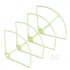 Lanlan 4 PCS Syma X8C W G X8HC X8HW X8HG Plastic Quadcopter Propeller Guard Protection Frame RC Aircraft Helicopters Parts Toy Hobbies Accessories  Green 