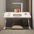 Laptop Desk For Bed With LED Lamp 3 Levels Brightness 5 Adjustable Heights 10 6 15 4Inch Foldable Multifunctional Bed Desk pearl white