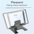 Laptop Stand Adjustable Tablet Mobile Phone Support Bracket Home Office Desktop Foldable Holder T17 Silver