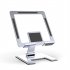 Laptop Stand Adjustable Tablet Mobile Phone Support Bracket Home Office Desktop Foldable Holder T17 Black