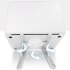 Laptop Stand Aluminium Alloy Stand Folding Laptops Desktop Elevator Cooling Laptop Stand For Tablet Laptop E Readers Silver  comes with velvet bag 