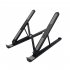 Laptop Stand Aluminium Alloy Stand Folding Laptops Desktop Elevator Cooling Laptop Stand For Tablet Laptop E Readers Silver  comes with velvet bag 
