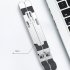 Laptop Stand Aluminum Alloy Computer Laptops Monitor Desktop Mount Portable Folding Laptop Holder Support D102 silver
