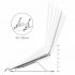 Laptop Stand Aluminum Alloy Computer Laptops Monitor Desktop Mount Portable Folding Laptop Holder Support D103 full silicone