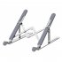 Laptop Stand Aluminum Alloy Computer Laptops Monitor Desktop Mount Portable Folding Laptop Holder Support D103 silver