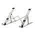 Laptop Stand Aluminum Alloy Computer Laptops Monitor Desktop Mount Portable Folding Laptop Holder Support D103 silver