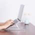 Laptop Stand Aluminum Alloy Computer Laptops Monitor Desktop Mount Portable Folding Laptop Holder Support D103 full silicone