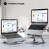Laptop Stand Computer Riser Adjustable Rotation Laptops Mount for 10 17 Inches Notebook Tablet Silver