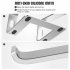Laptop Stand Ergonomic Laptops Desk Elevator Riser Metal Cooling Holder for up to 15 6 Inches Notebook Computer Silver