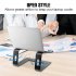 Laptop Stand Ergonomic Laptops Desk Elevator Riser Metal Cooling Holder for up to 15 6 Inches Notebook Computer Silver