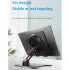 Laptop Stand Semiconductor Radiator Tablet Computer Cooling Fan Bracket Phone Folding Holder for iPad Black