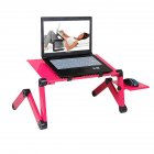 <span style='color:#F7840C'>Laptop</span> Stand Table Lap Desk Tray Portable Adjustable for Bed Computer Holder red