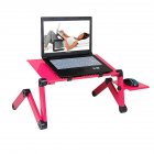 Laptop Stand Table Lap Desk Tray Portable Adjustable for Bed Computer Holder  red