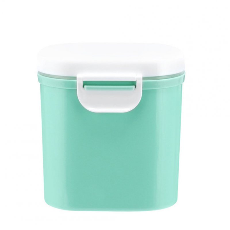 Large Capacity Baby Milk Powder Can Airtight Storage Box Barrel L-green
