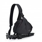 Large Capacity Digital Camera  Bag With Professional Tripod Straps Explosion proof Zipper Waterproof Slr Camera Photography Crossbody Bag black