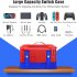Large Carrying Protective Case Travel Storage Bag Compatible For Nintendo Switch Oled Console Pro Controller red blue