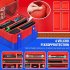 Large Carrying Protective Case Travel Storage Bag Compatible For Nintendo Switch Oled Console Pro Controller red blue