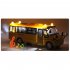 Large Pull Back Alloy Diecast School Bus with Openable Doors Lights Sound as Xmas Gifts