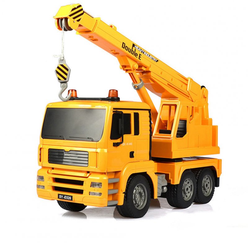 Large Remote  Control  Crane  Toys Rechargeable 360 Degree Rotation Console Simulation Construction Vehicle Model For Children Large remote control crane