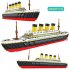 Large Titanic  Building  Block Cruise Ship Model Small Particles Assembled Bricks Stress Relief Educational Toy For Children Grown up As shown