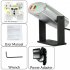 Laser Effects Projector With Red And Green Lights for projecting visually interesting patterns of colored light onto walls  floors or ceilings 