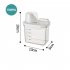 Laundry Detergent Dispenser Fabric Softener Dispenser For Laundry Room Organization And Storage Large Capacity Sealed Laundry Soap Containers EU Plug Scale 1100