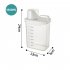 Laundry Detergent Dispenser Fabric Softener Dispenser For Laundry Room Organization And Storage Large Capacity Sealed Laundry Soap Containers EU Plug Scale 1800