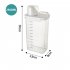 Laundry Detergent Dispenser Fabric Softener Dispenser For Laundry Room Organization And Storage Large Capacity Sealed Laundry Soap Containers EU Plug Scale 2300