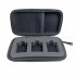 Lavalier Microphone Storage Bag Travel Case Protective Box For Rode Wireless Go Ii go 2 Dual channel Compact Digital Microphone black