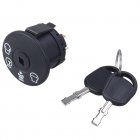 Lawn Mowers Tractor Ignition Switch 4 Position Starter Ignition Switch With 2 Keys 532193350 Replacement Parts black