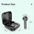 Lb 30 5 0 Bluetooth compatible  Headset Strong Signal Sports True Wireless Noise Canceling Headphones Touch Screen Binaural Stereo Headphone Black