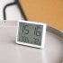 Lcd Digital Alarm Clock Large Screen Displays Magnetic Design Thermometer Meter Humidity Monitor Black