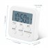 Lcd Digital Kitchen Timer Count down Up Magnetic Kitchen Gadgets With Loud Alarm For Cooking Baking Study White