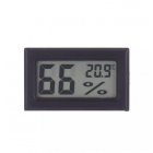 Lcd Digital Thermometer Temperature  Hygrometer Humidity Meter Without Probe Black