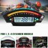 Lcd Display 6 Modes Colors Meter Odometer Speedometer Water Temperature Oil Universal Motorcycle Modified Accessories