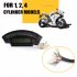 Lcd Display 6 Modes Colors Meter Odometer Speedometer Water Temperature Oil Universal Motorcycle Modified Accessories