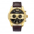 OULM Men Calendar Quartz Sports Watch Gold