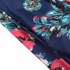 Leadingstar Women Casual Floral Print Long Sleeve Party Maxi Boho Dresses Pink S