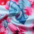 Leadingstar Women s 3 4 Sleeve V Neck Floral Print Boho Maxi Wrap Dress M