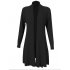 Leadingstar Women s Fashion Casual Long Sleeve Drapped Open Front Shawl Collar Knit Cardigan