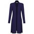 Leadingstar Women s Fashion Casual Long Sleeve Drapped Open Front Shawl Collar Knit Cardigan